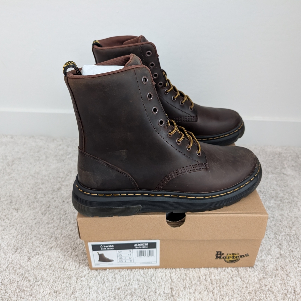 Dr. Martens Dark Brown Crewson Crazy Horse